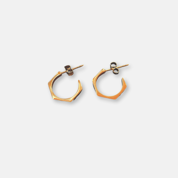 Everyday Hexagon Hoop Earrings