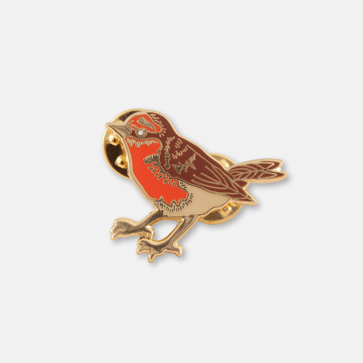 Robin Enamel Pin