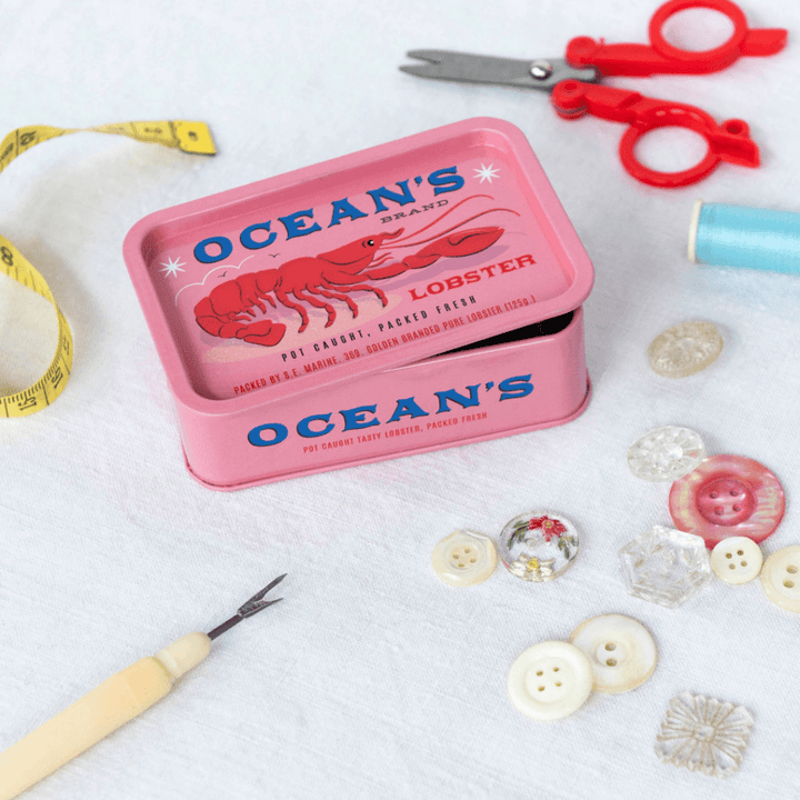 Lobster Mini Storage Tin