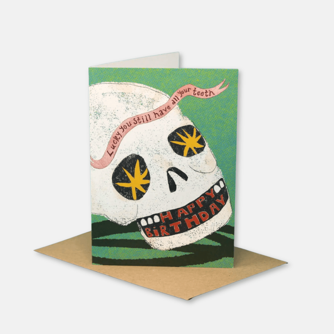 Lucky Teeth Birthday Greetings Card