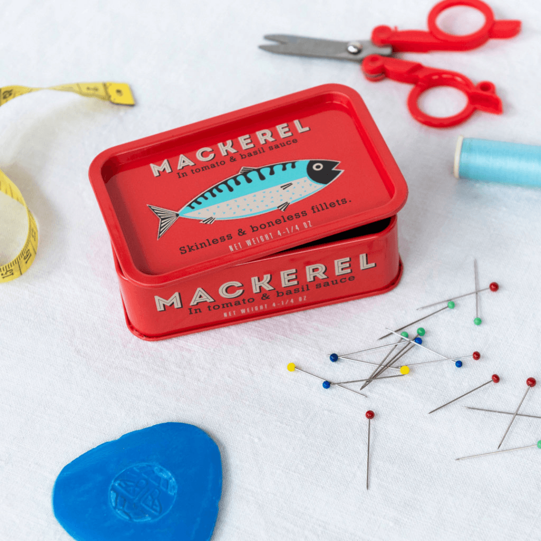 Mackerel Mini Storage Tin
