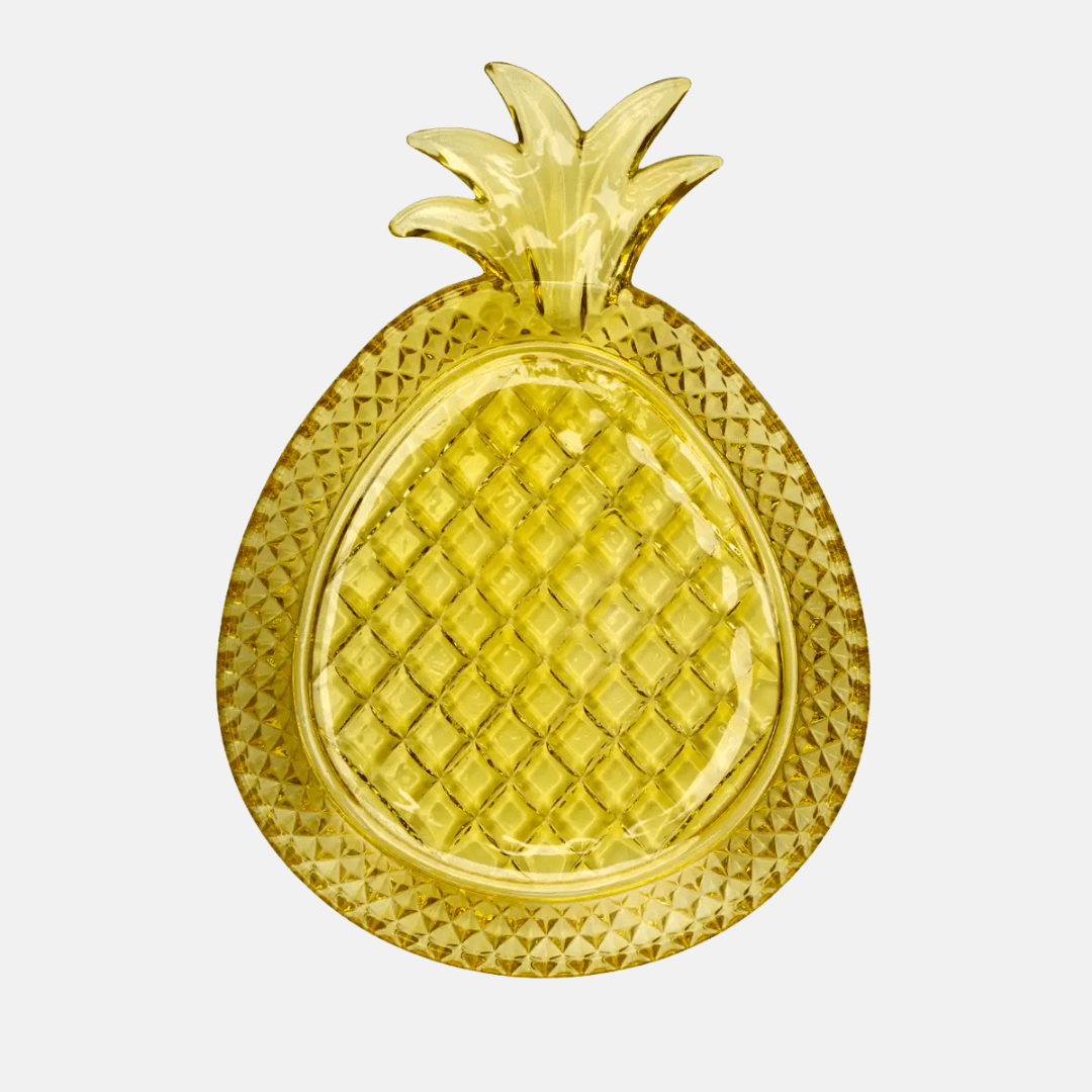 Glass Pineapple Dish