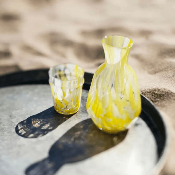 Coloured Glass Jugs