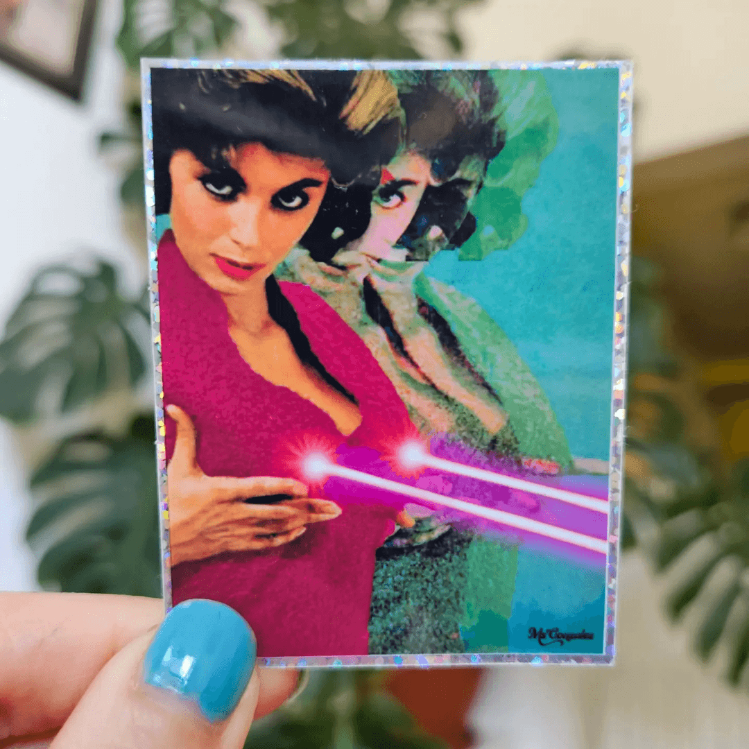 Powerful Woman Holographic Vinyl Sticker