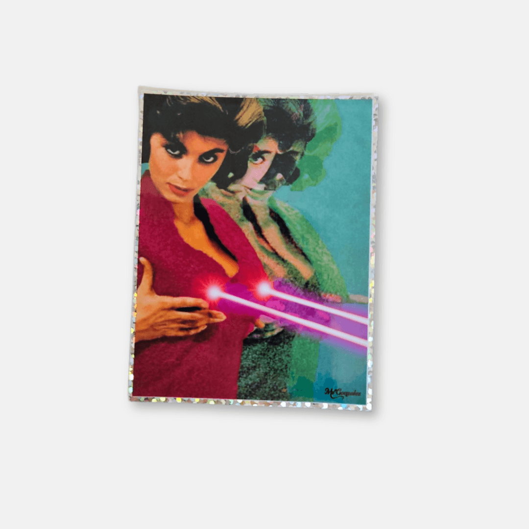 Powerful Woman Holographic Vinyl Sticker