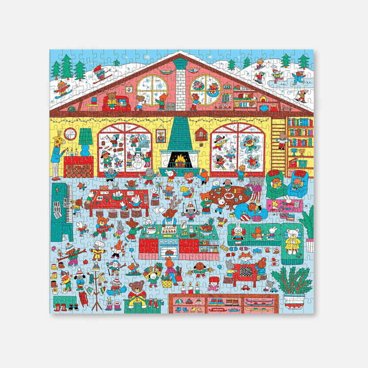 Winter Chalet Search & Find 500 Piece Puzzle