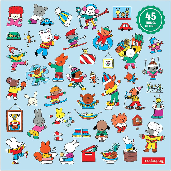 Winter Chalet Search & Find 500 Piece Puzzle