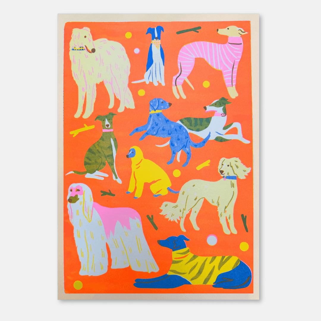 Sighthound A3 Riso Art Print