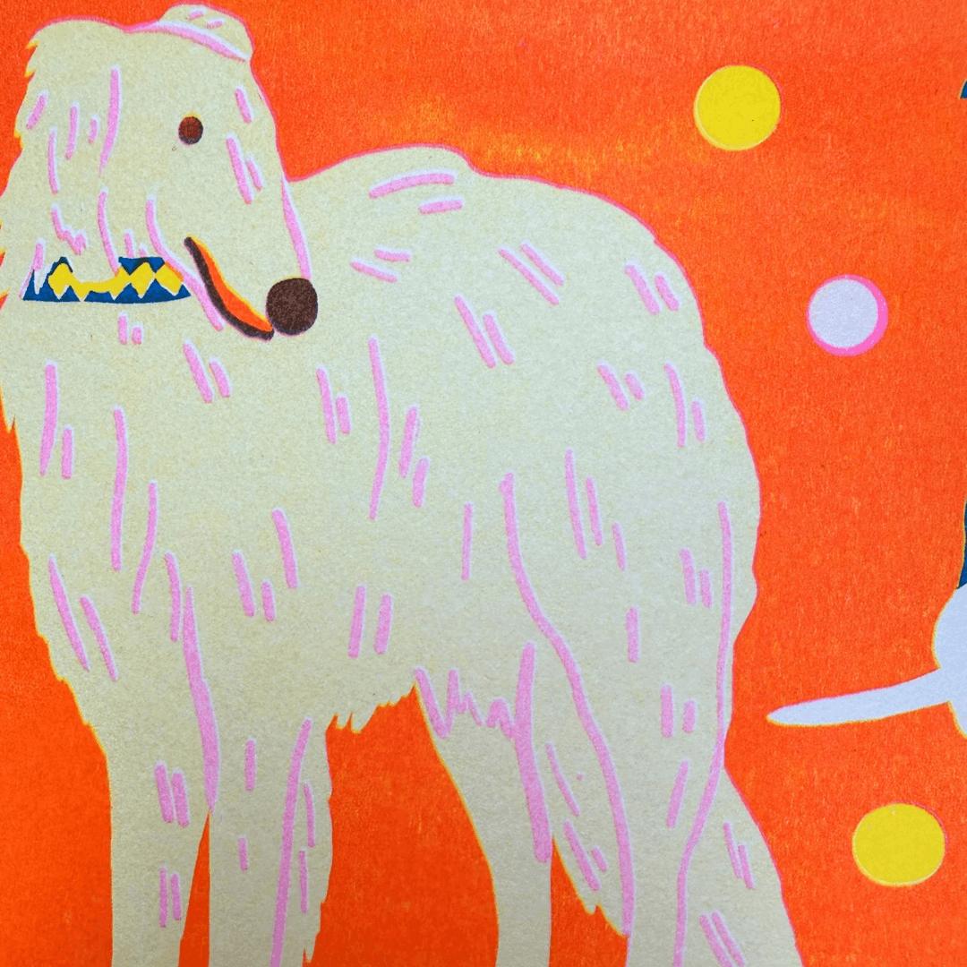 Sighthound A3 Riso Art Print