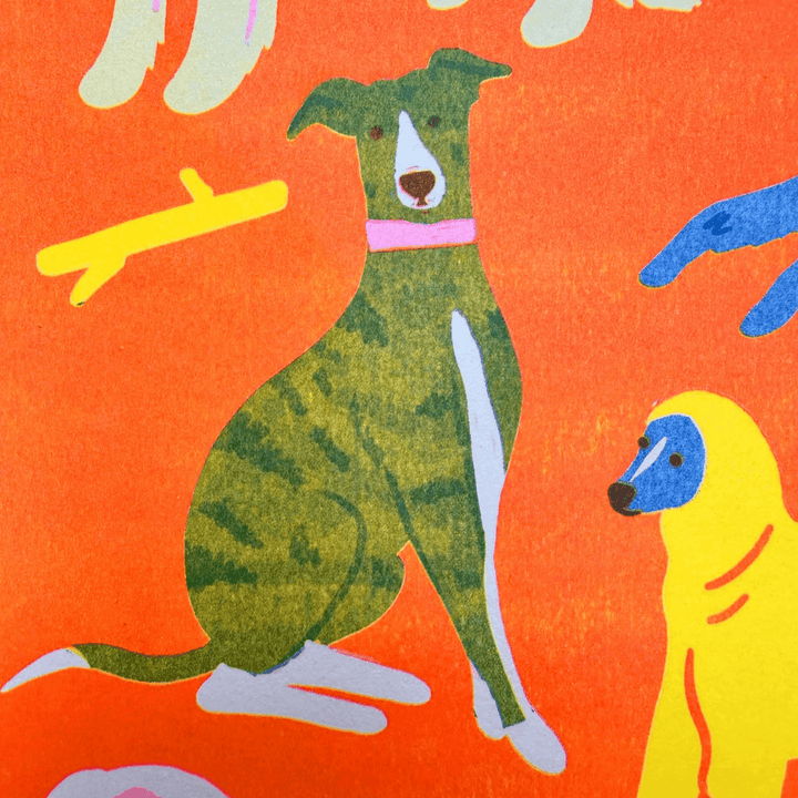 Sighthound A3 Riso Art Print