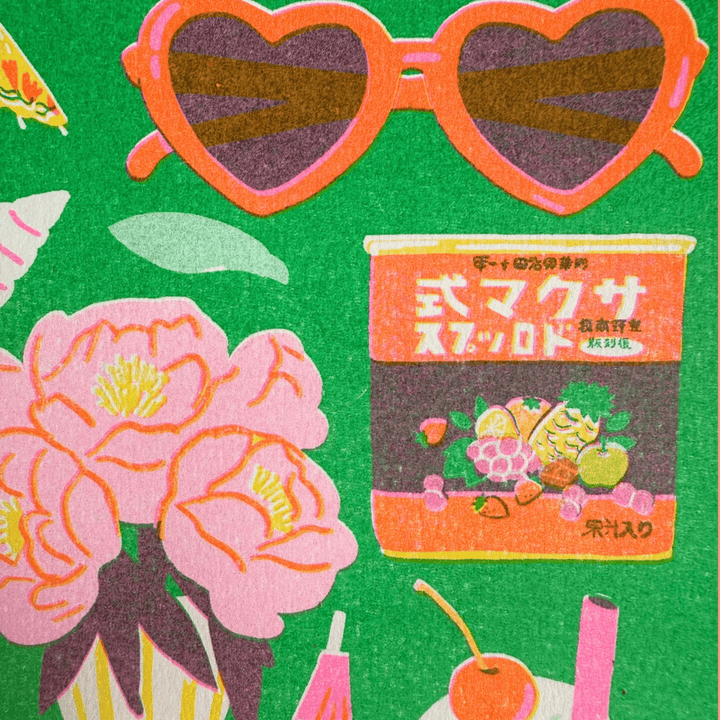 Tropical A4 Riso Art Print