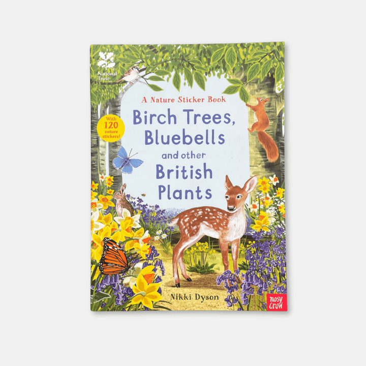 Birch Trees, Bluebells and Other British Plants Sticker Book