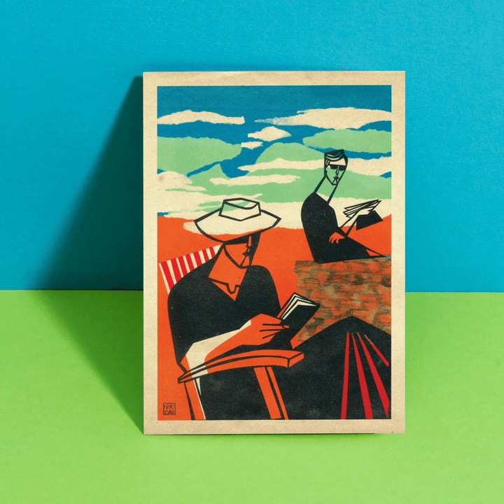 By The Sea A4 Art Print