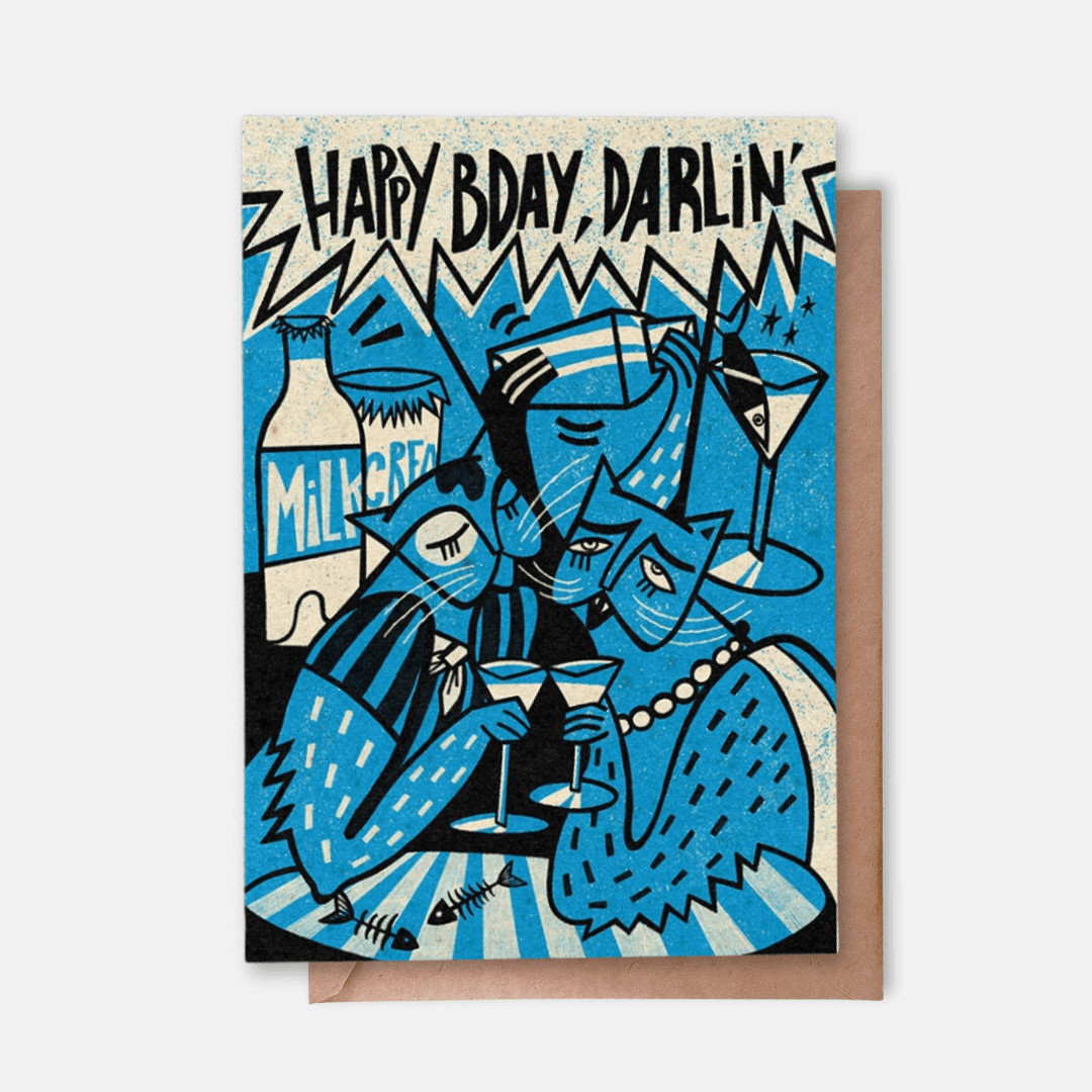 Happy Birthday Darling Greetings Card