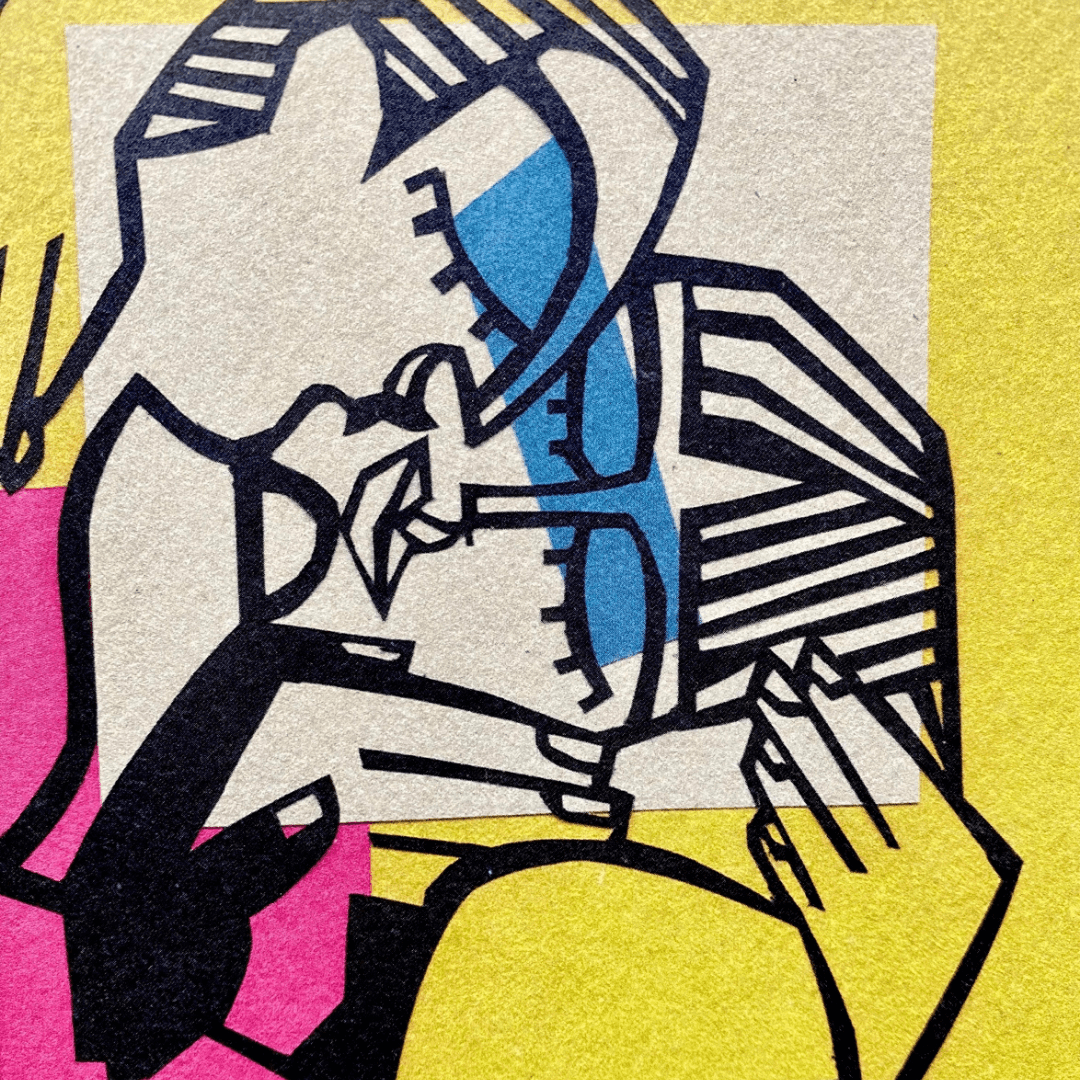 The Kiss A4 Art Print