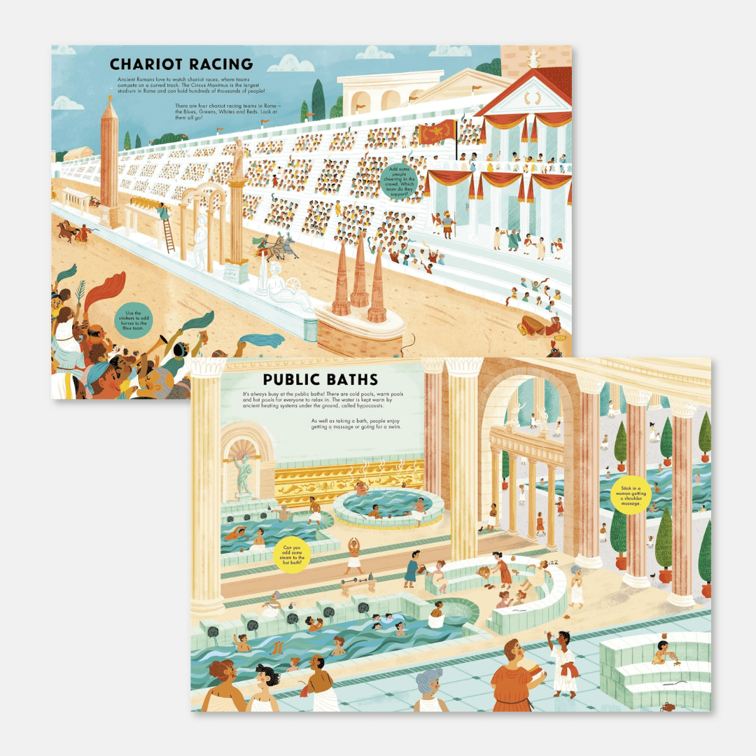 Ancient Rome 101 Stickers Book