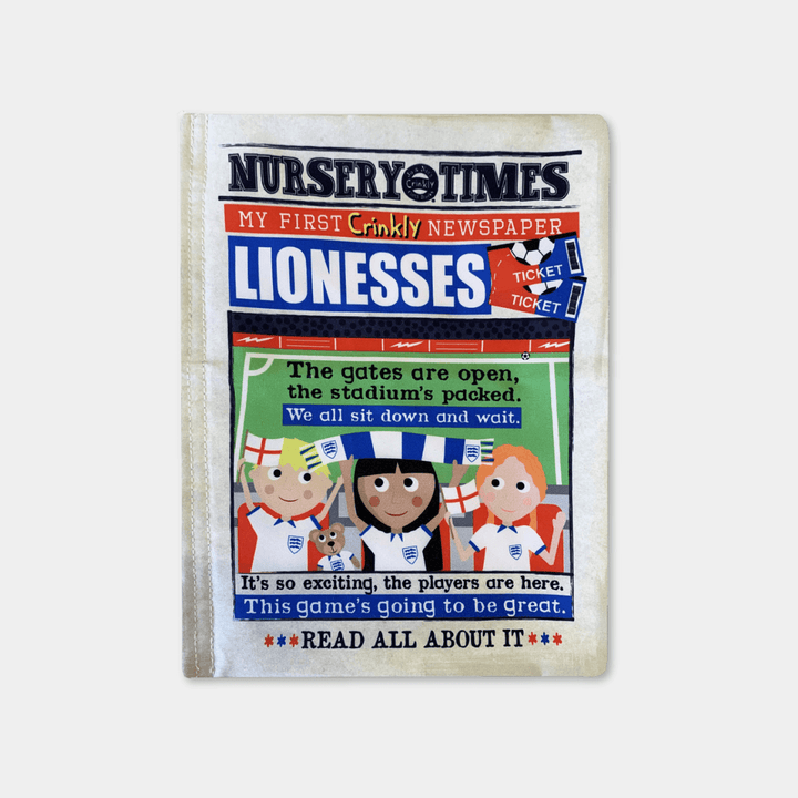 Crinkly Cloth Newspaper: Lionesses