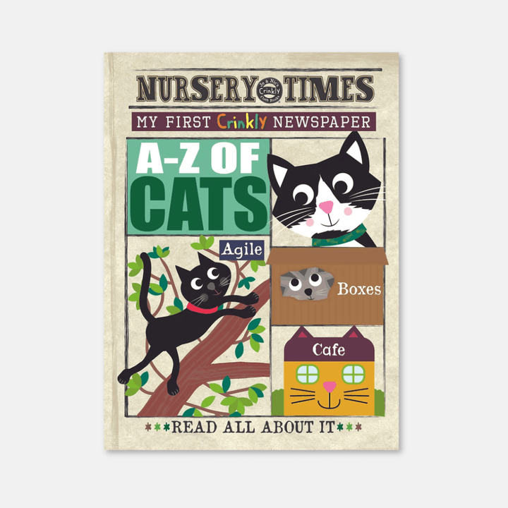 Crinkly Cloth Newspaper: A-Z of Cats