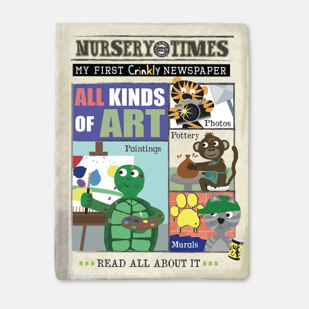 Crinkly Cloth Newspaper: All Kinds of Art