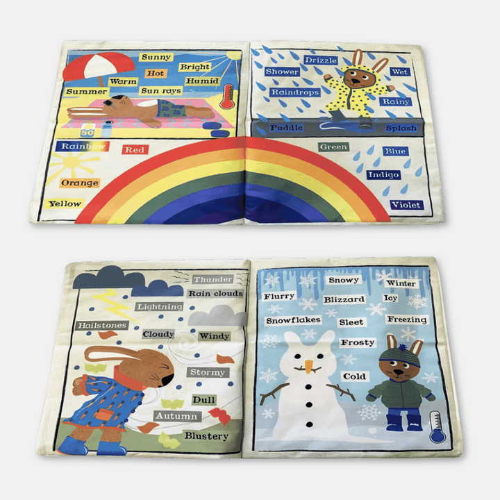 Crinkly Cloth Books: All Kinds of Weather