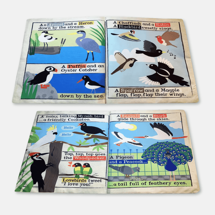 Crinkly Cloth Books: Birds