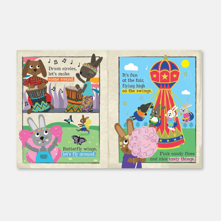 Crinkly Cloth Newspaper: Festival