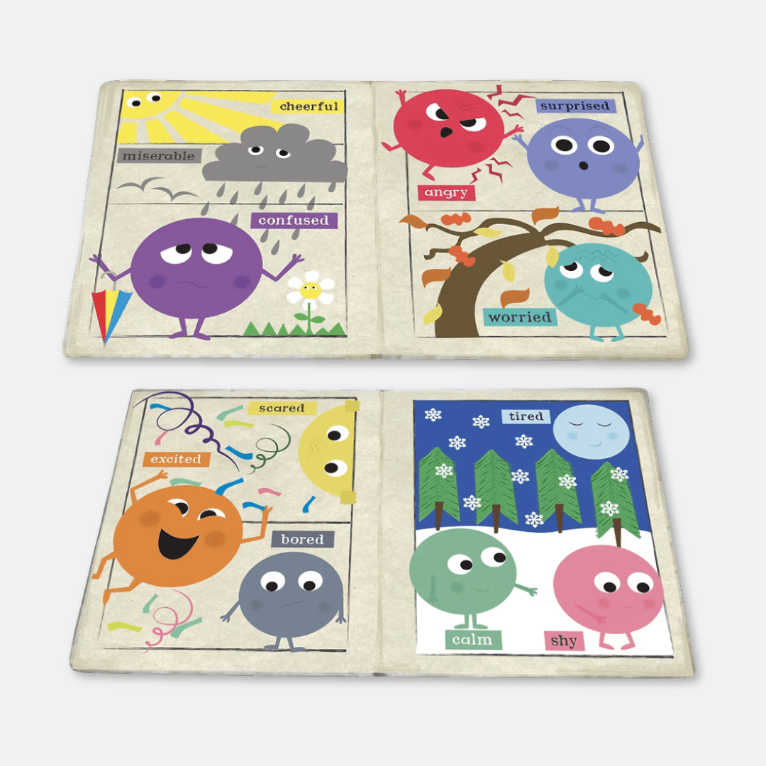 Crinkly Cloth Books: Rainbow of Emotions