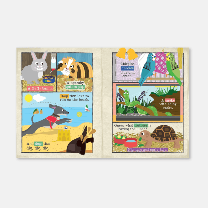 Crinkly Cloth Newspaper: We Love Our Pets