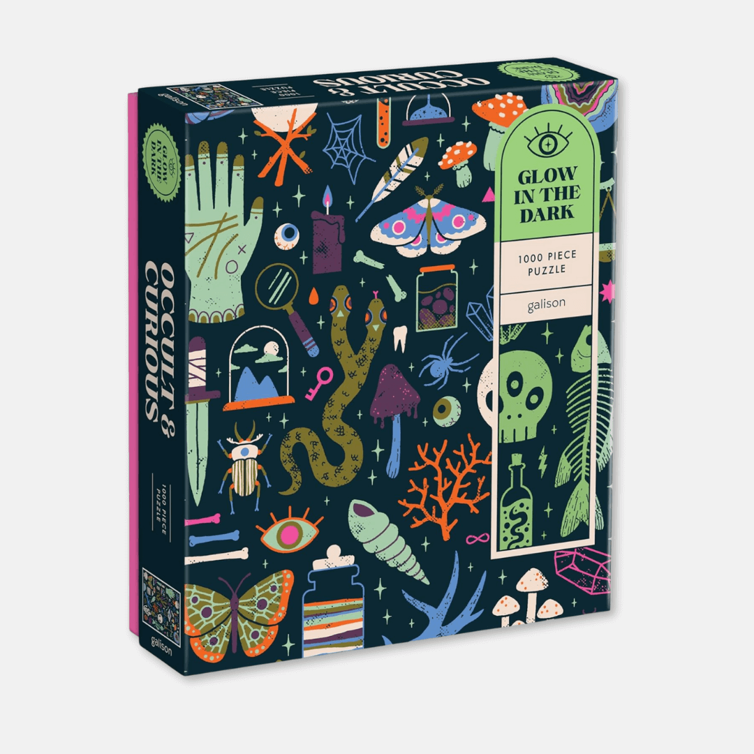 Occult & Curious Glow-in-the-Dark 1000 Piece Puzzle