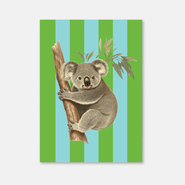 Striped Animal Postcards