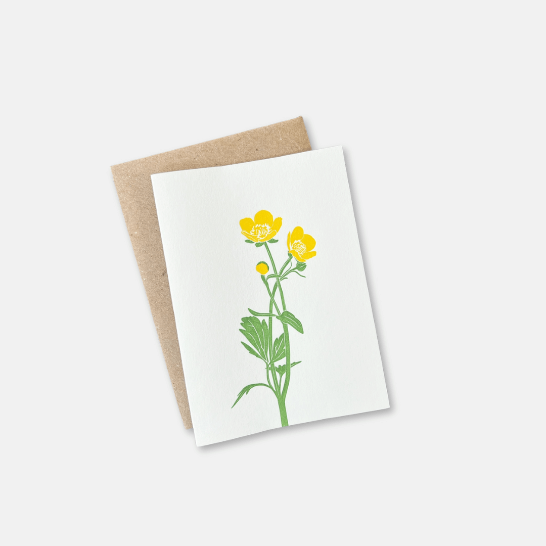 Buttercup Mini Greetings Card