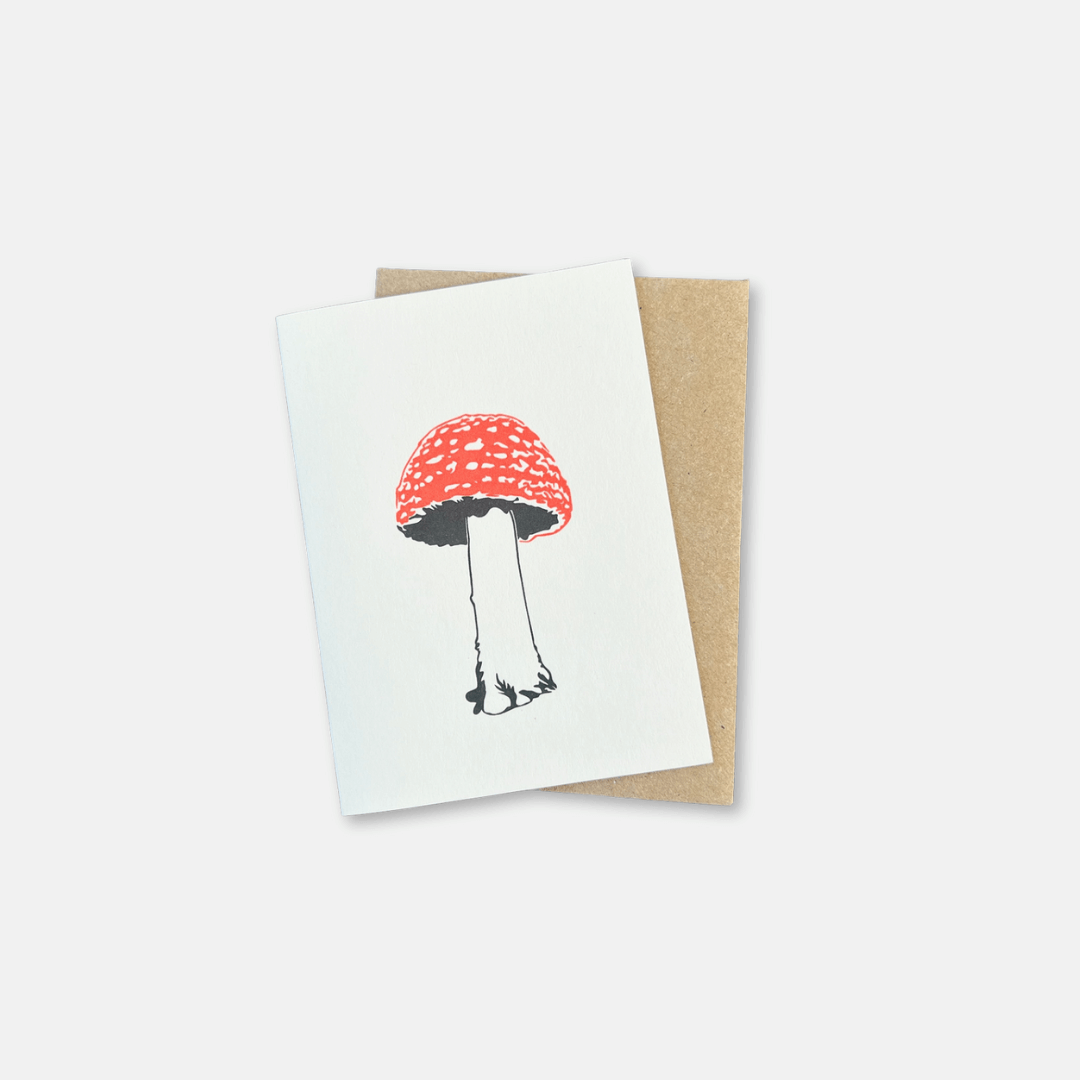 Fungi Mini Greetings Card