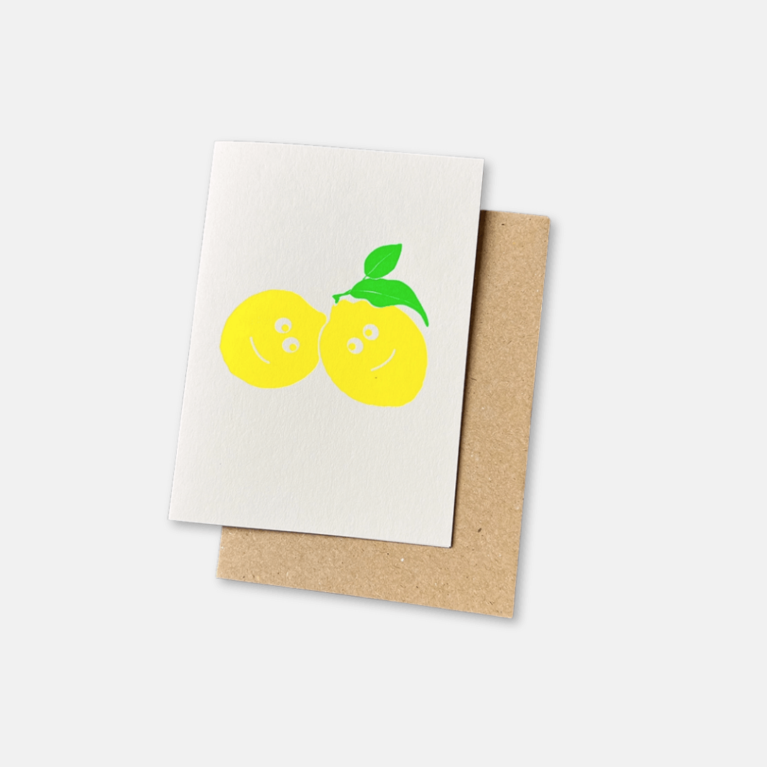 Loving Lemons Mini Greetings Card