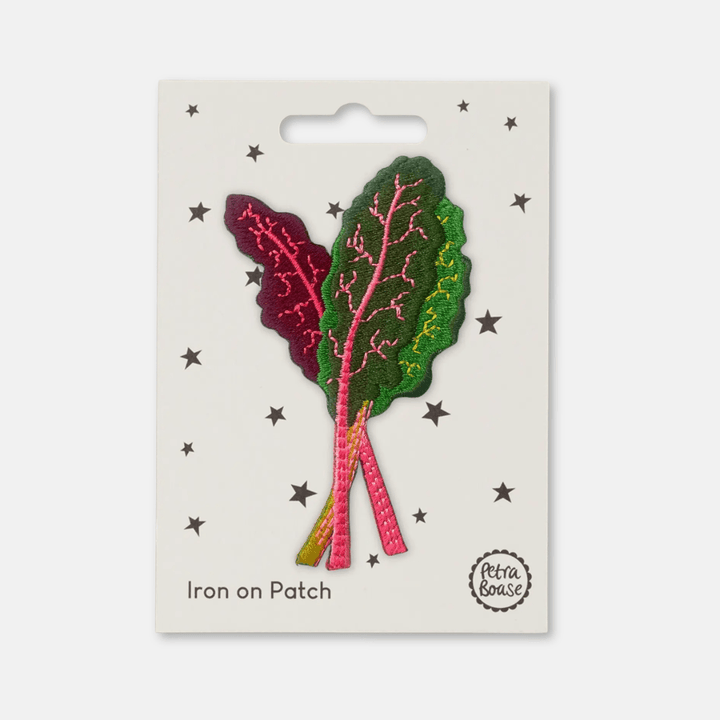 Rainbow Chard Iron-on Patch