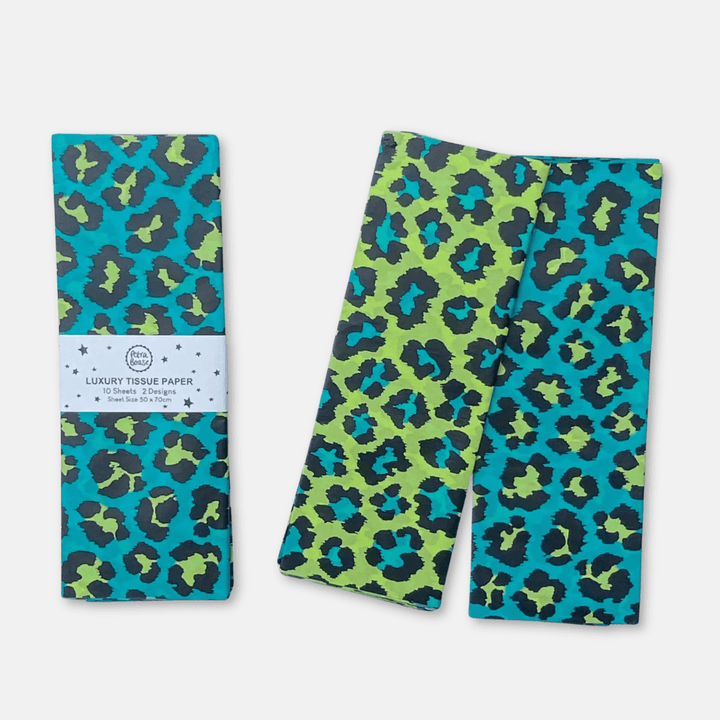 Leopard Apple & Jade Luxury Tissue Paper Pack