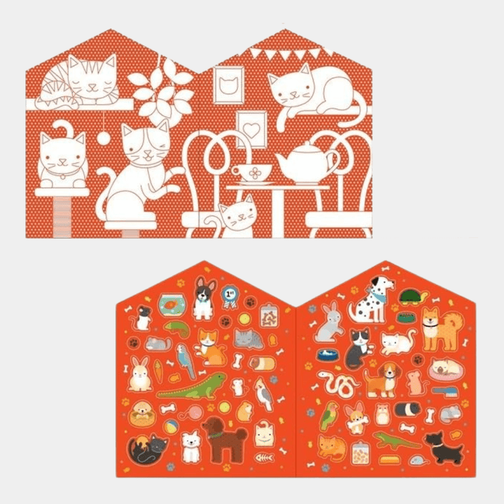Pets Colouring Book & Stickers