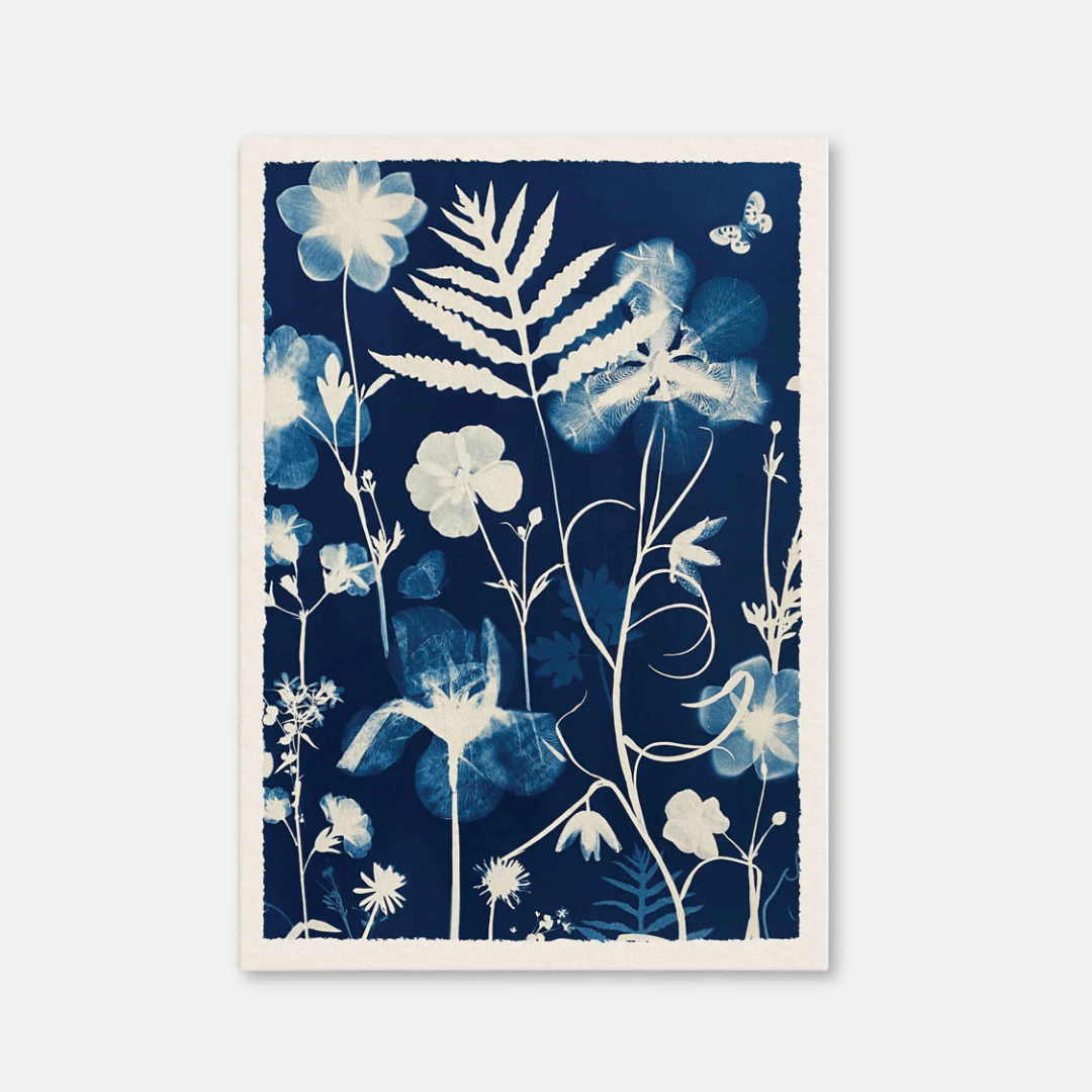 Poppies and Anemones Greetings Card