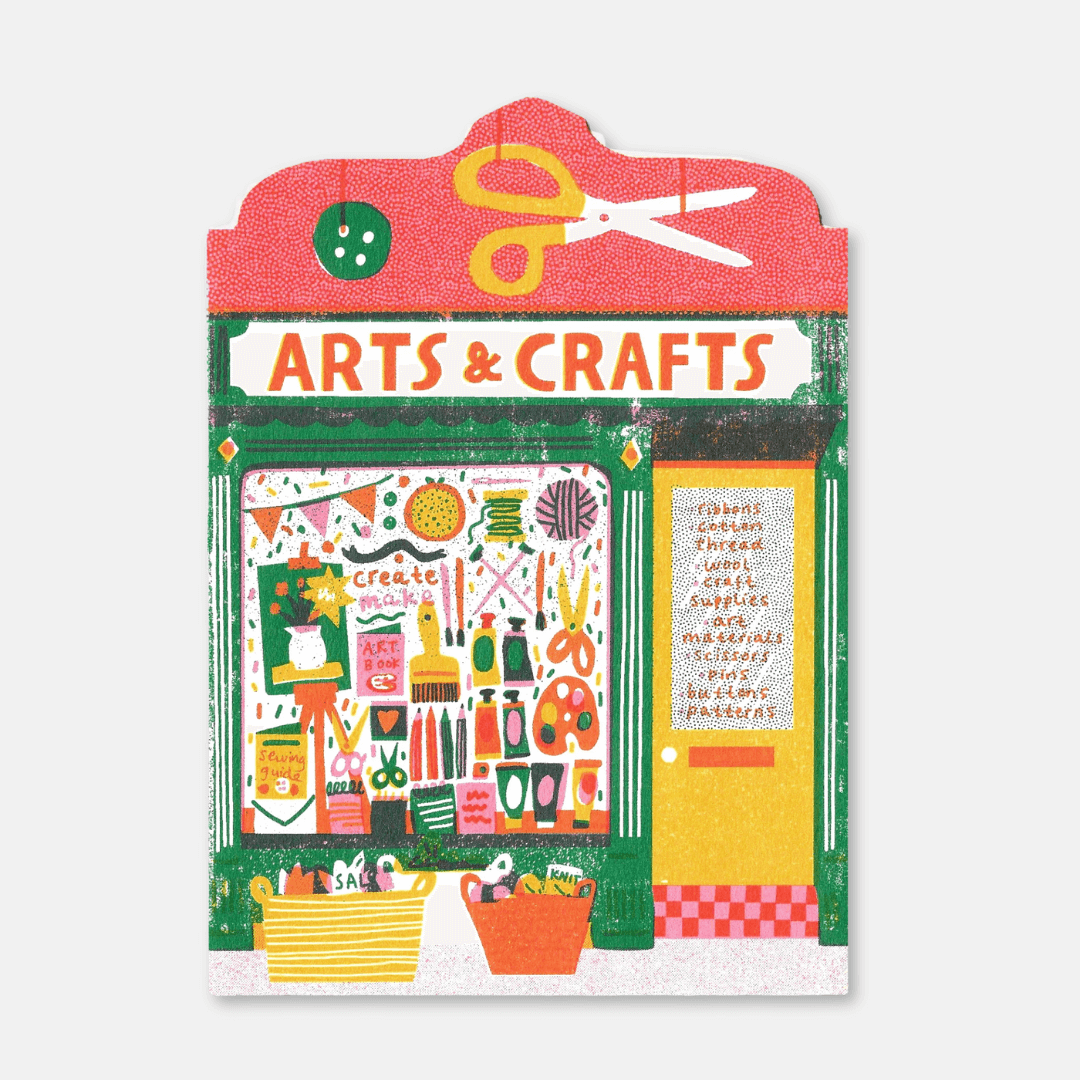 Art Shop Greetings Card