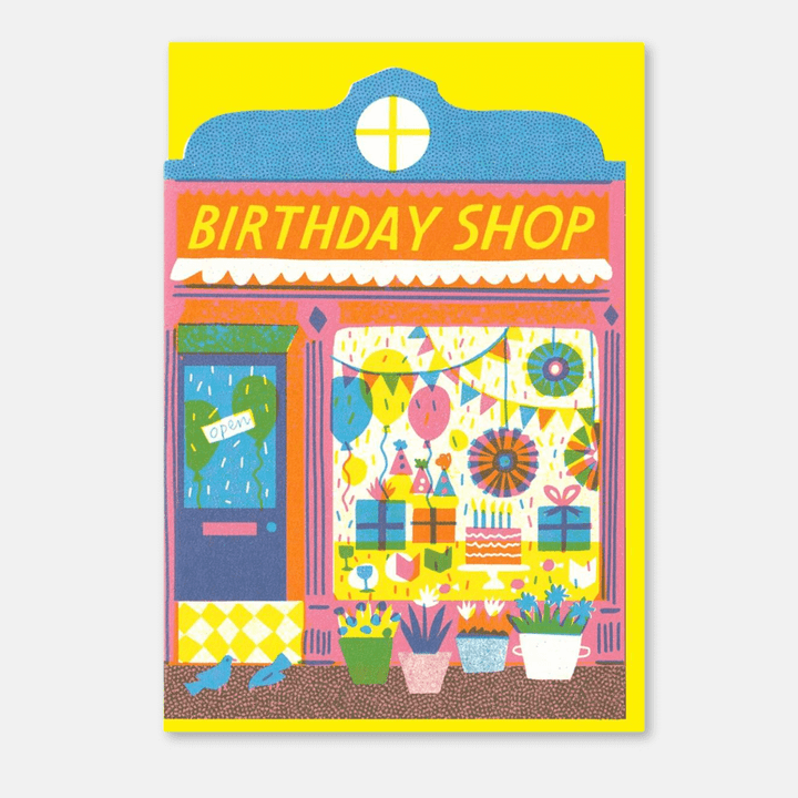 Birthday Shop Greetings Card