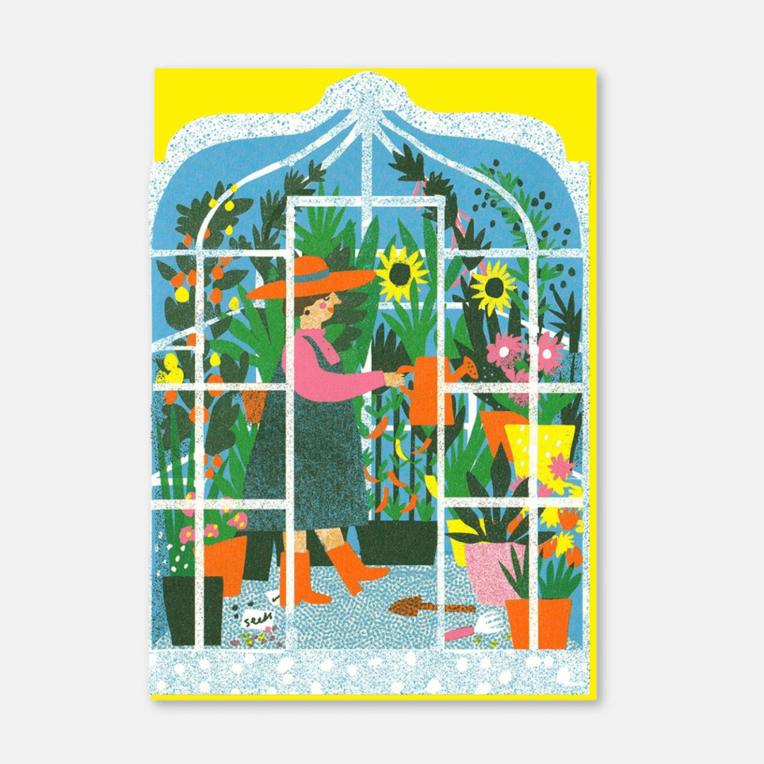 Greenhouse Greetings Card