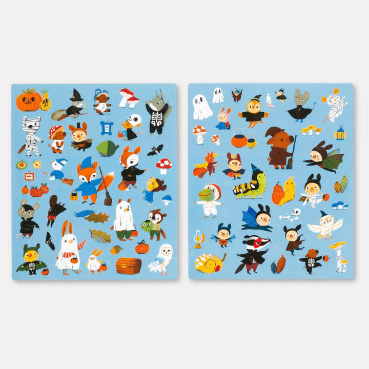 Pumpkin Village Sticker Play