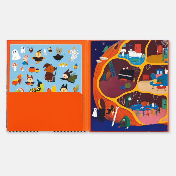 Pumpkin Village Sticker Play