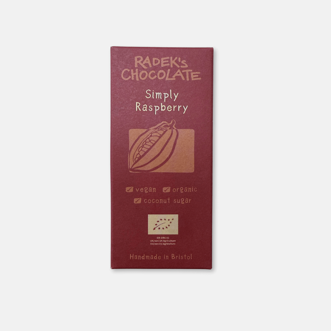 Simply Raspberry Chocolate Bar 30g