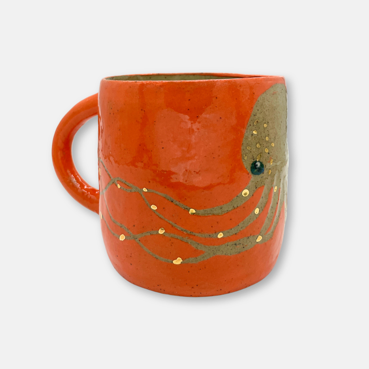 Coral Octopus Mug