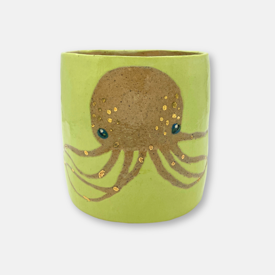 Mint Green Octopus Mug