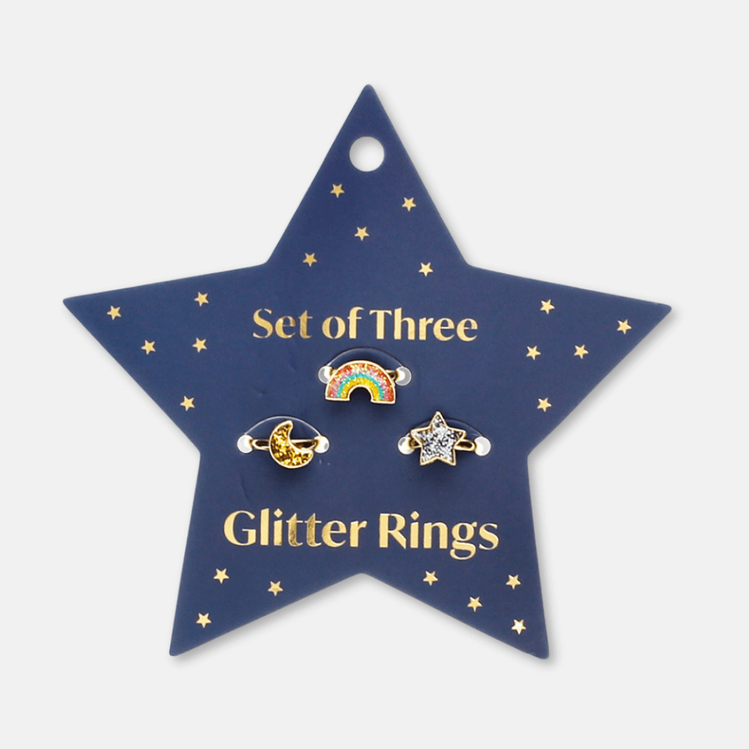 Children's Glitter Ring Sets