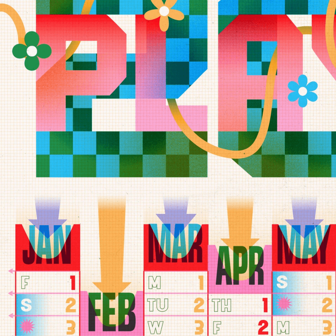 Risotto Studio XL 2027 Wall Planner