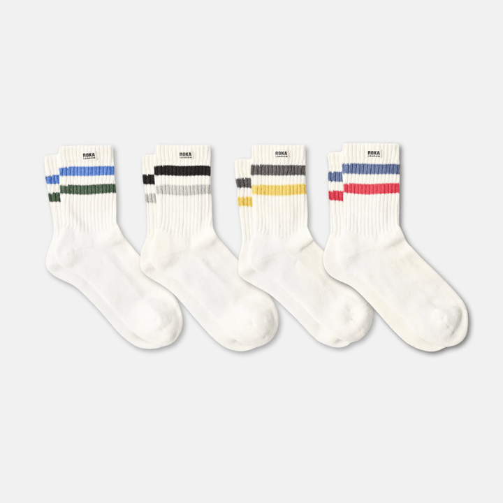 Windsor Mens Stripe Crew Socks