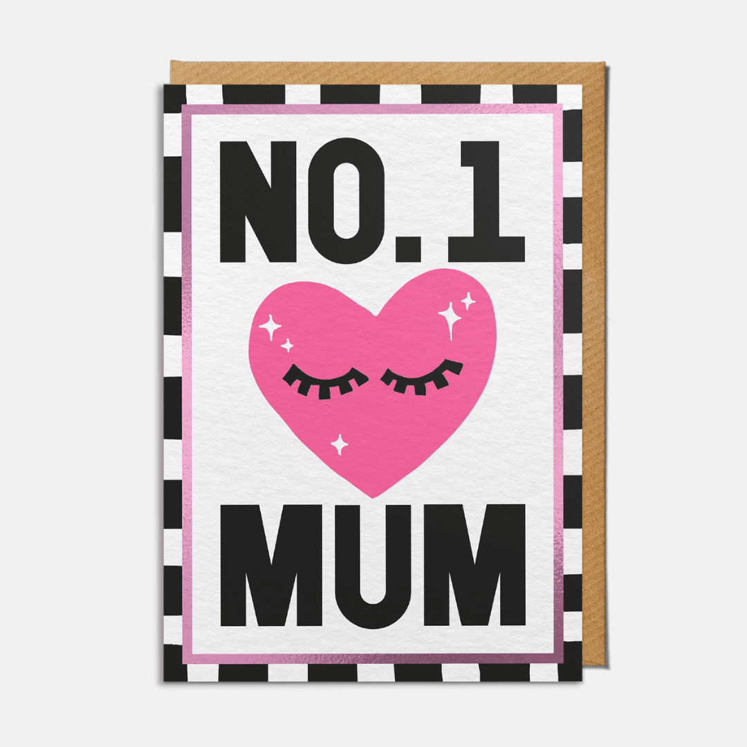 Number 1 Mum Greetings Card