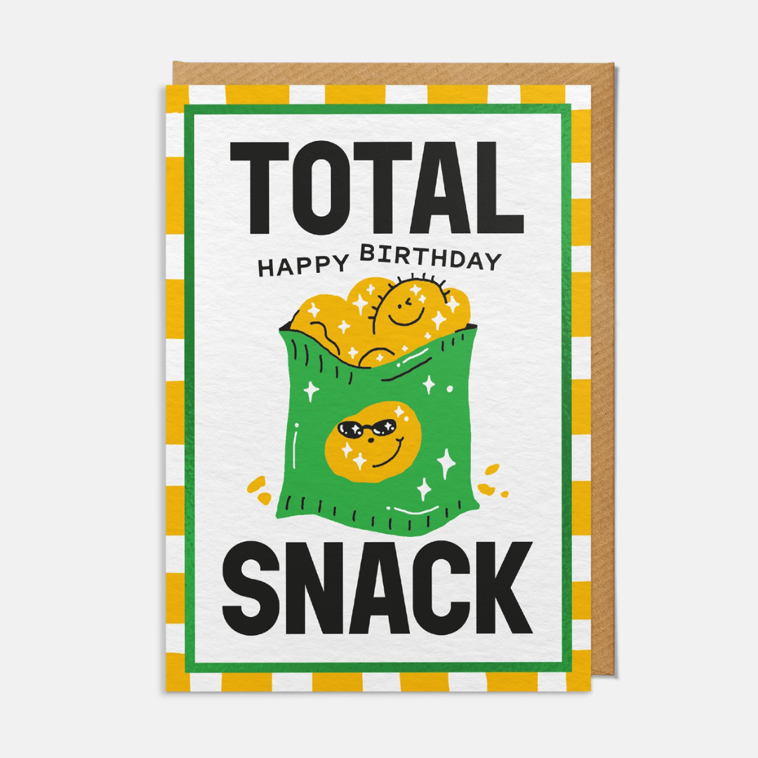 Total Snack Birthday Greetings Card